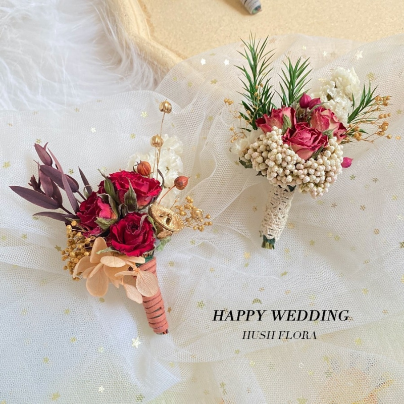 Dried Flower Bunch - باقة زهور مجففة صغيرة، رقيقة وطازجة،