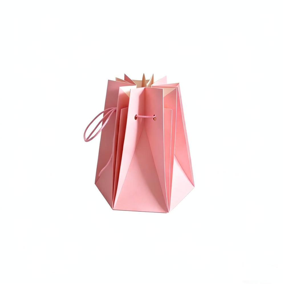 حقيبة هدايا أنيقة على شكل سداس - مراجعة Florist Supply Paper وسعره