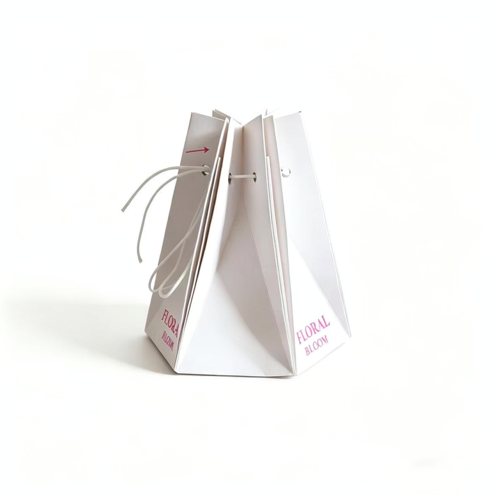 حقيبة هدايا أنيقة على شكل سداس - مراجعة Florist Supply Paper وسعره