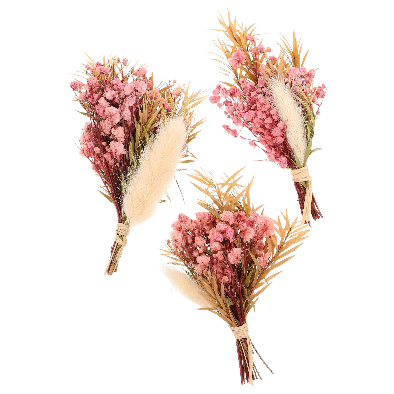 3 قطع باقة زهور مجففة صغيرة طب - مراجعة Dried Flower Bunch وسعره