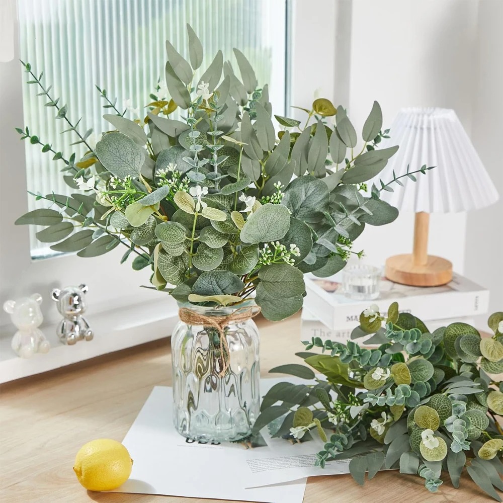 20 قطعة أوراق الأوكالبتوس ينبع - مراجعة Eucalyptus Preserved وسعره
