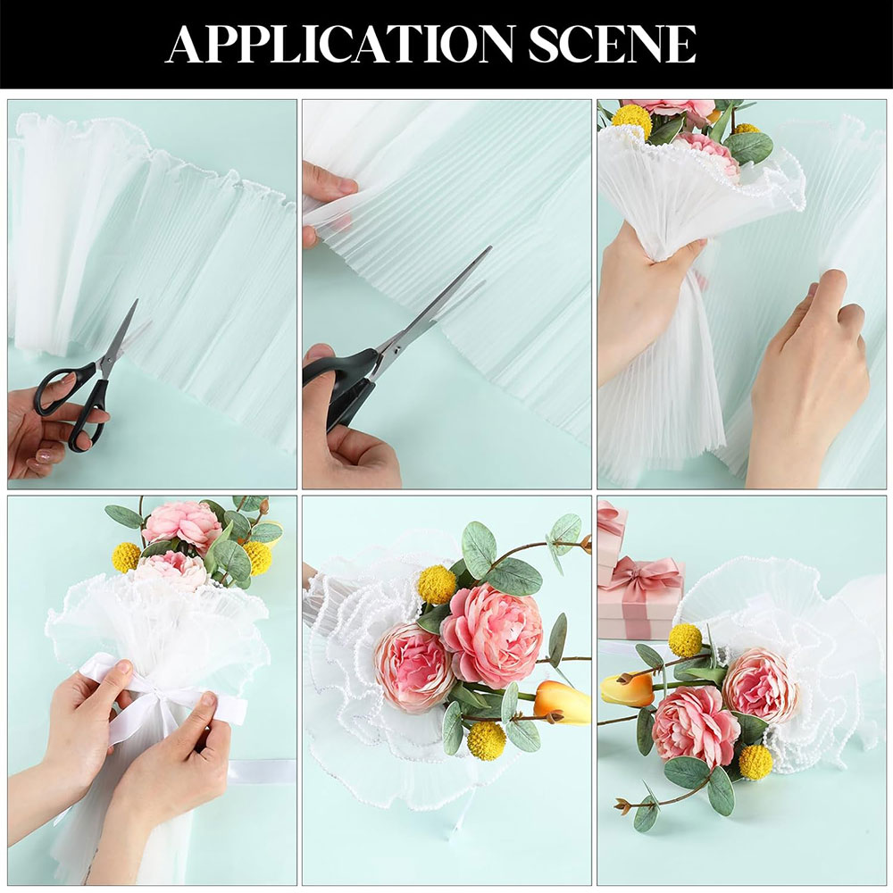 28cmX3.8Yds زهرة ورق التغليف ا - مراجعة Florist Supply Paper وسعره